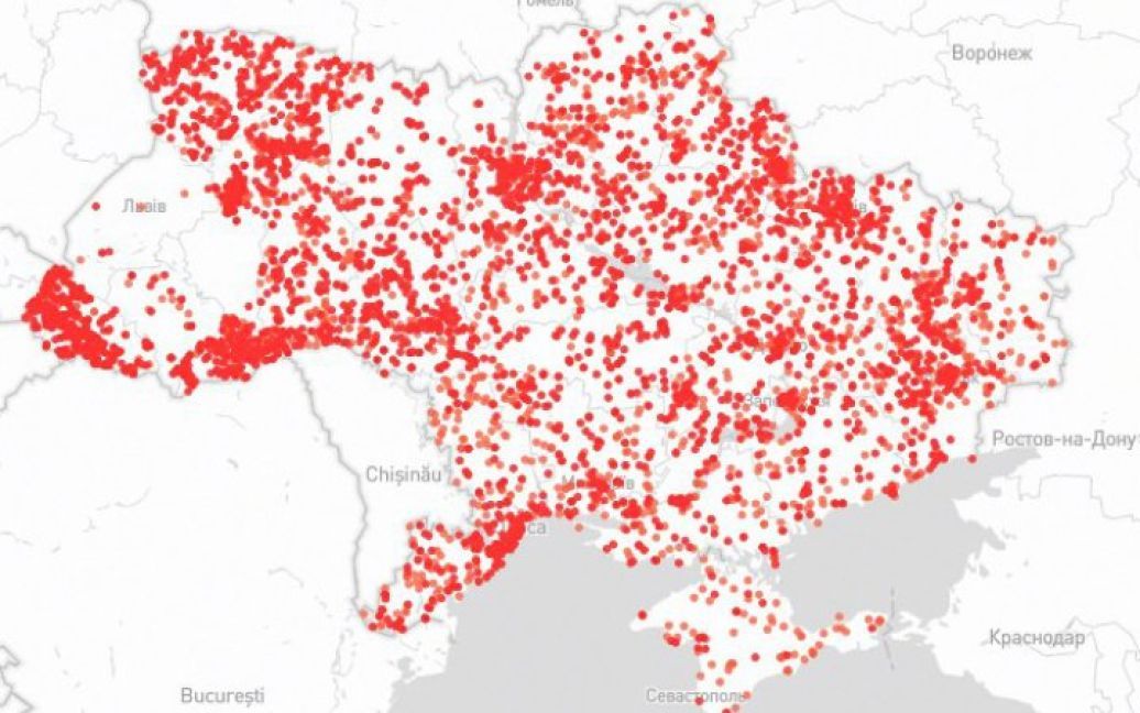 Журналісти створили базу даних та карту власності УПЦ МП в Україні (фото)