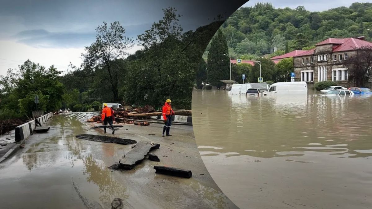 У Росії затопило Сочі: місто пішло під воду (відео)