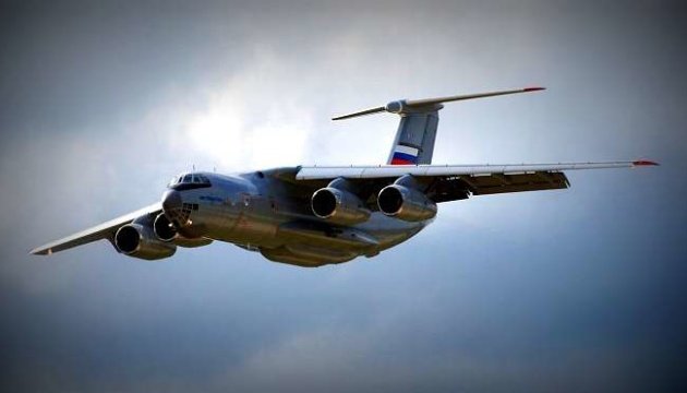 На відео потрапило падіння літака ІЛ-76 в росії