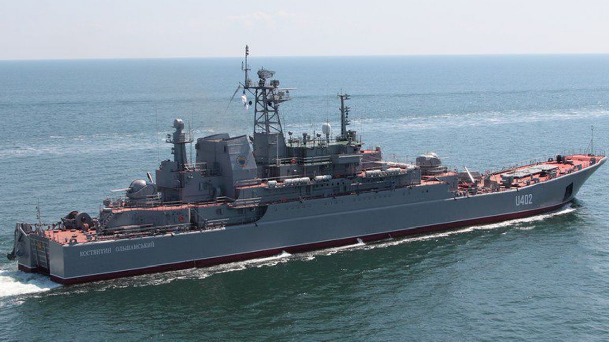 Сили оборони України пошкодили ще один ВДК росіян у Чорному морі