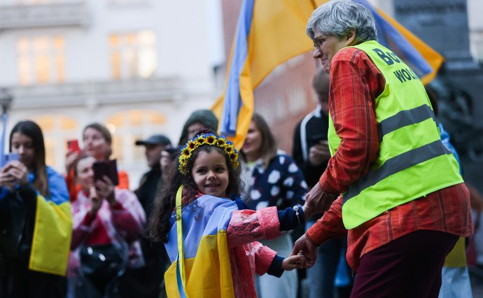 Українських біженців