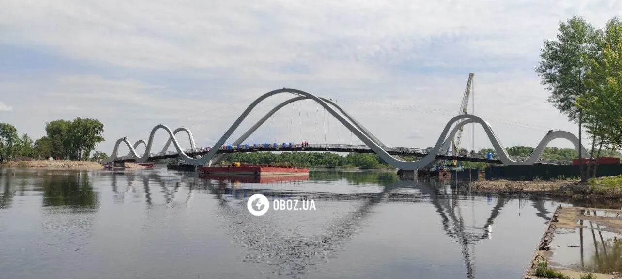 У Києві будують новий міст через Дніпро: фото