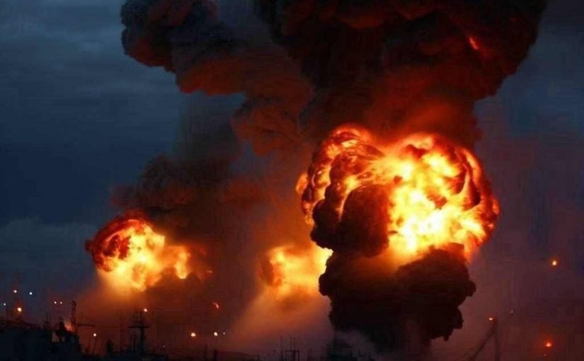 Атака на порт Кавказ в РФ: пожежу на нафтобазі було видно з супутників ➤ Prozoro.net.ua