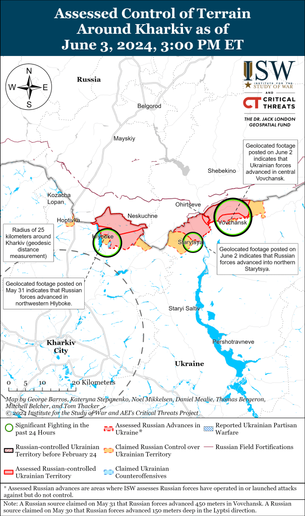 Карта бойових дій від ISW