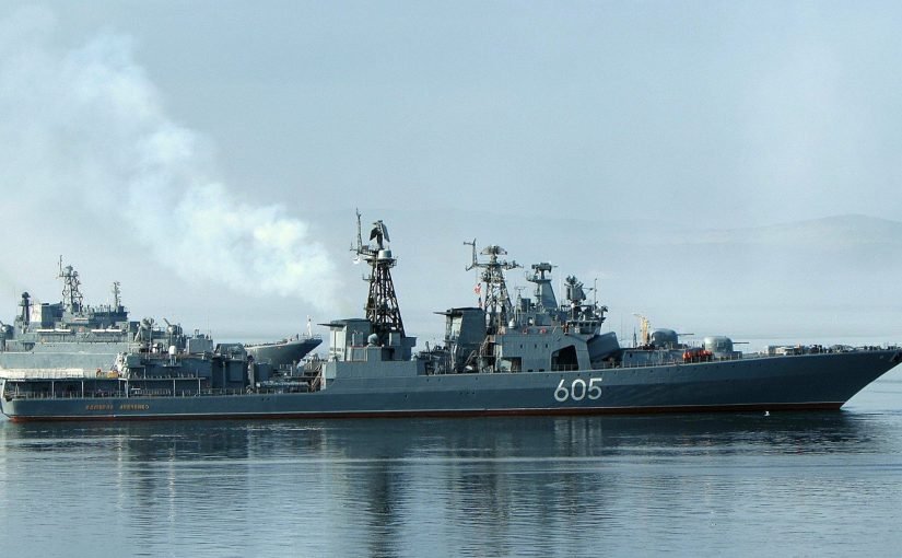 У Баренцовому морі палає російський великий корабель «Адмірал Левченко» ➤ Prozoro.net.ua