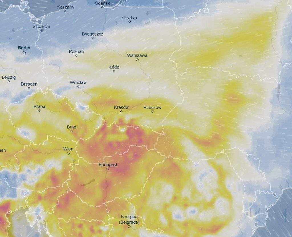 На Україну насувається небезпечна хмара брудного повітря 