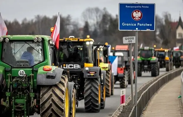 Польські фермери заблокували пункт пропуску на кордоні з Україною