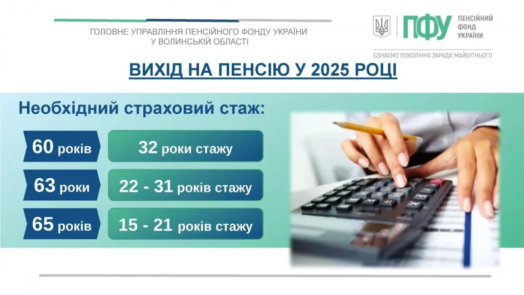 пенсія в Україні - пенсійний стаж - вихід на пенсію