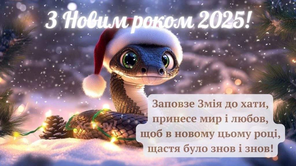 З Новим роком 2025 - привітання з Новим роком