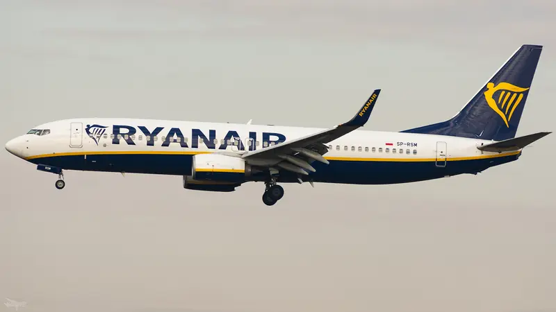 Ryanair вимагає від пасажира 15 000 євро за зрив рейсу