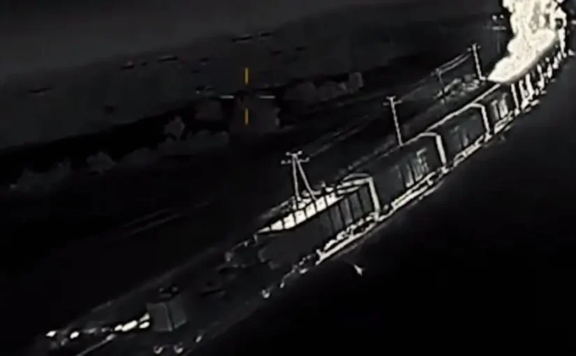 ГУР дронами розтрощило військовий поїзд окупантів: відео ➤ Prozoro.net.ua