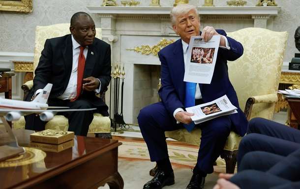 Трамп,Сиріл Рамафоса,Зустріч Трампа і Рамафоси,геноцид білих Трамп Зустріч Трампа і Рамафоси