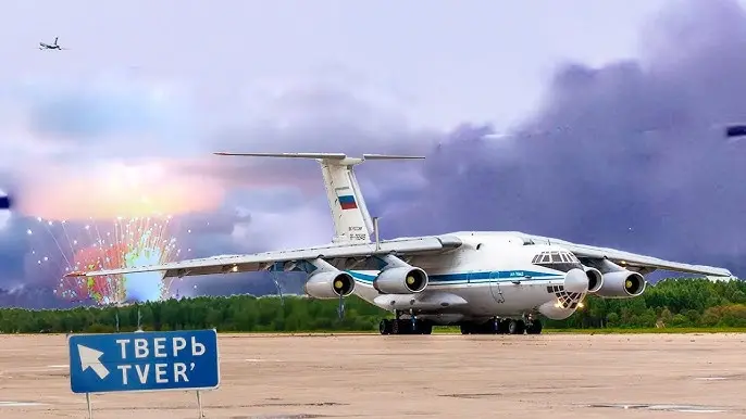Дрони,Аеродром Мігалово під атакою БПЛА,атака дронів росія,тверь Дрони Аеродром Мігалово під атакою БПЛА