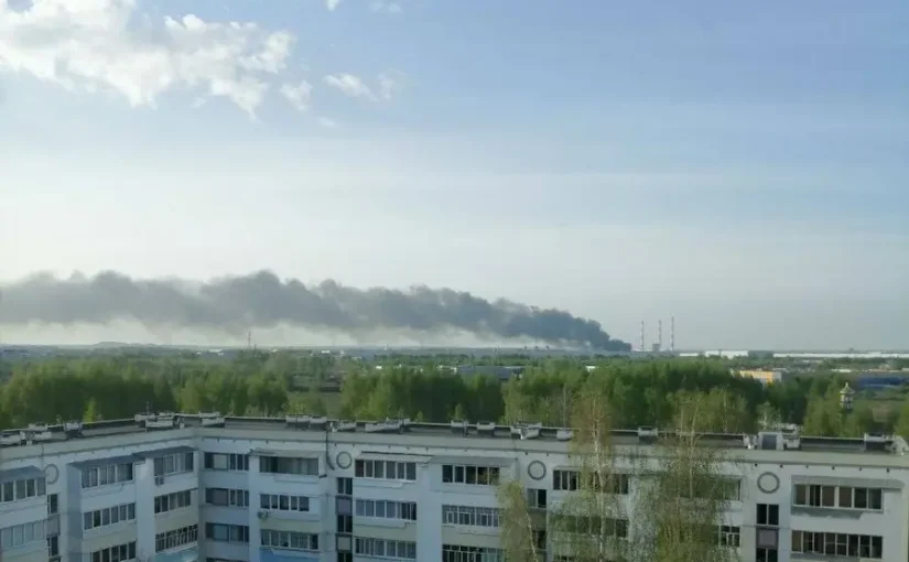 Пожежа в Росії: горів завод, який забезпечує російську армію (фото) ➤ Prozoro.net.ua