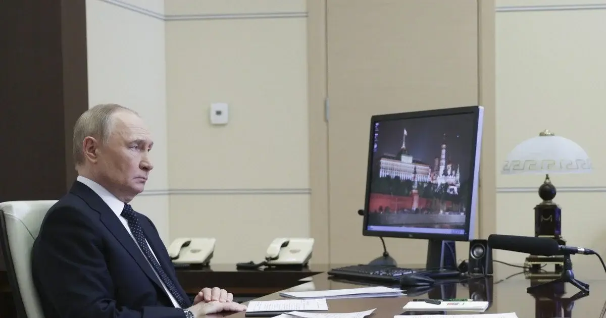 Путін засвітив свій комп'ютер