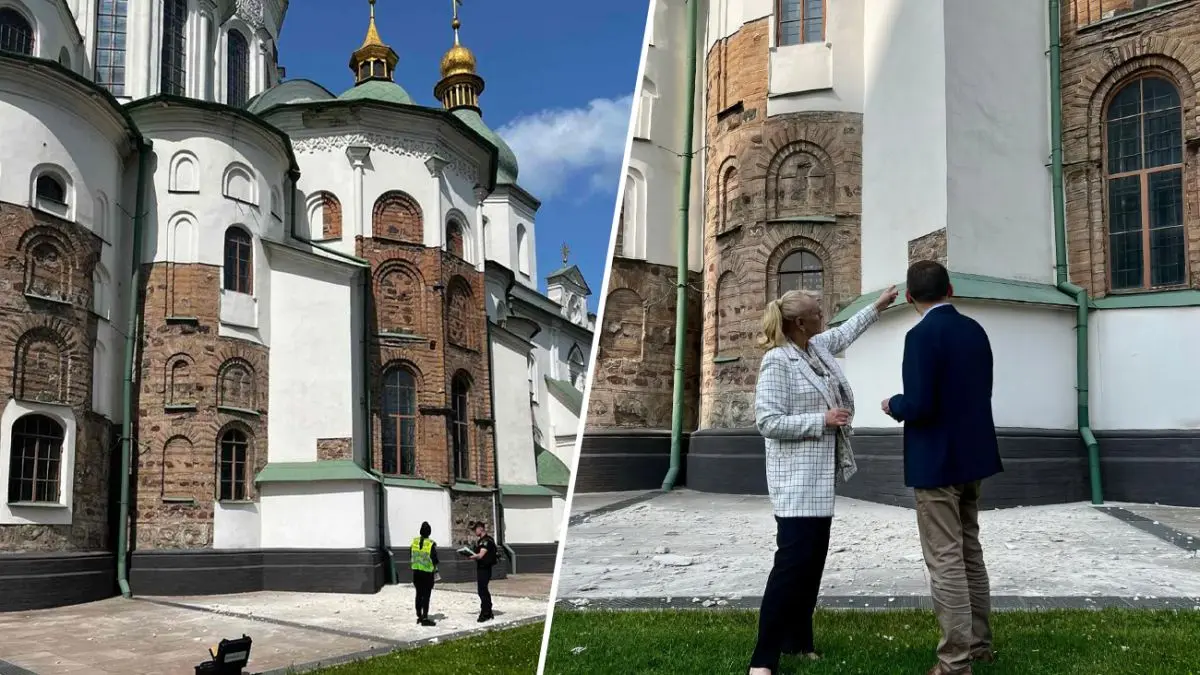 Росія завдала ударів по Софійському собору та Одеській кіностудії: фото
