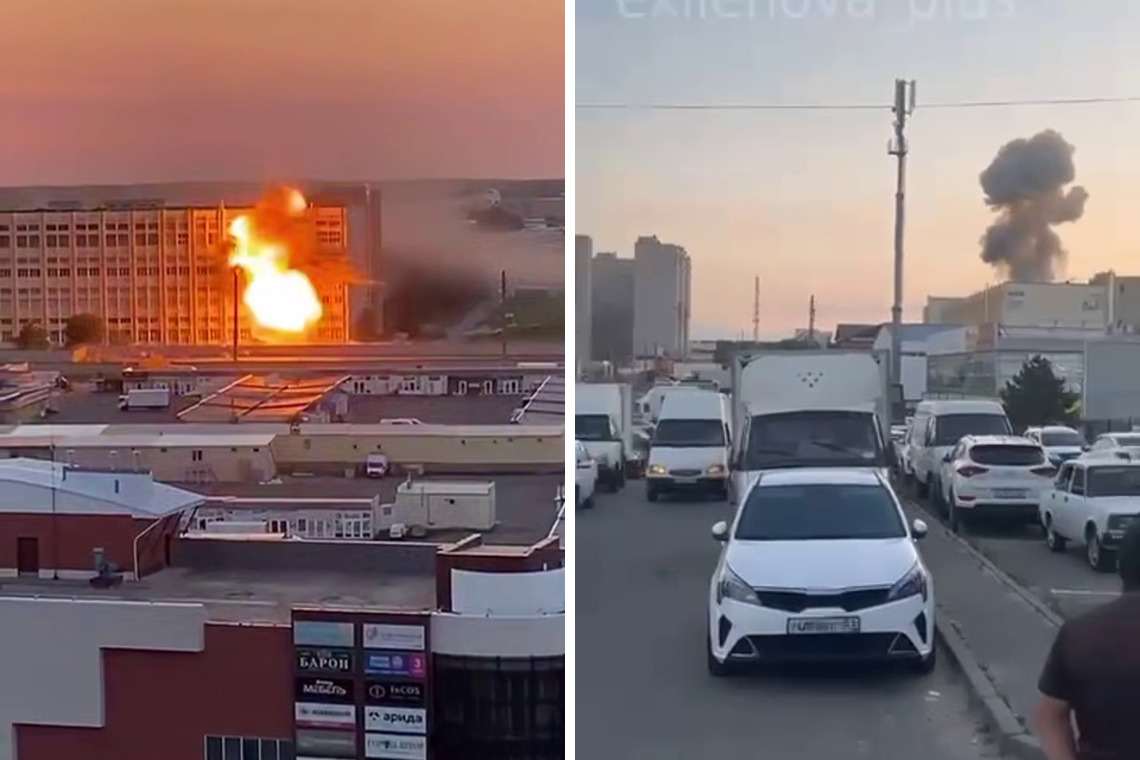 Дрони у російському Ставрополі атакували завод (відео)