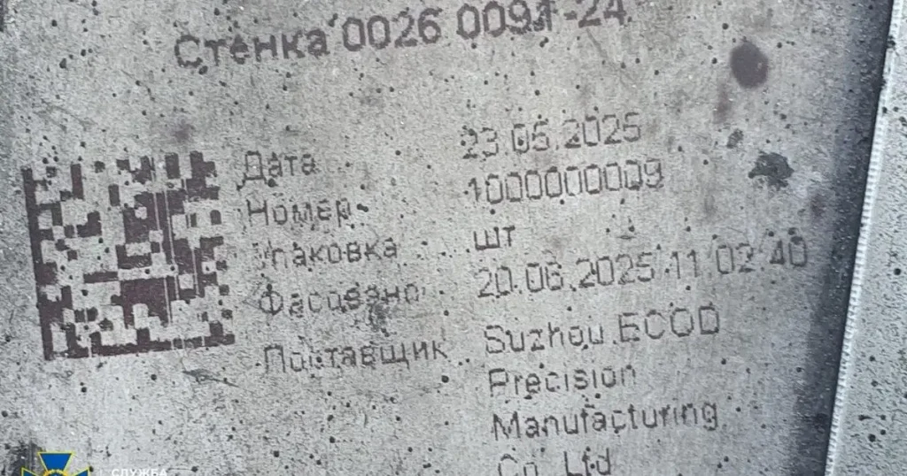 Київ,СБУ,китайські деталі у дронах,злочин РФ Київ китайські комплектуючі в дронах РФ