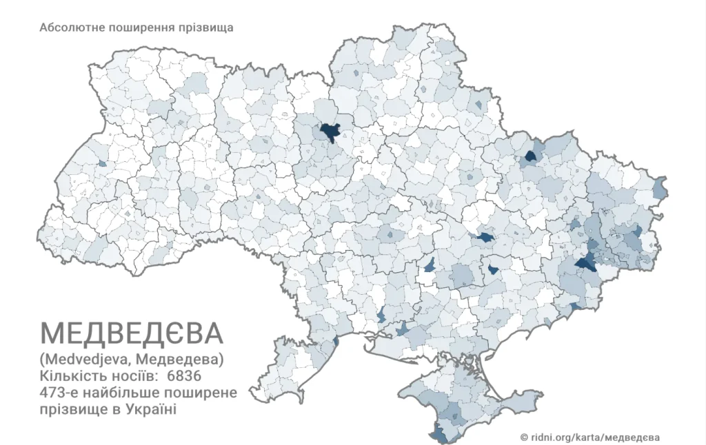 Прізвище Медведєв