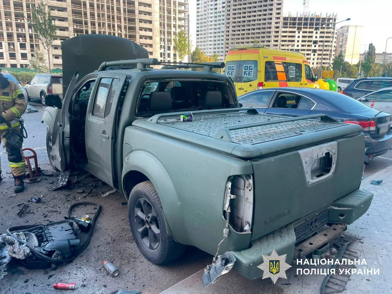 Автомобіль військового підірвали в Києві: подробиці, фото ➤ Prozoro.net.ua
