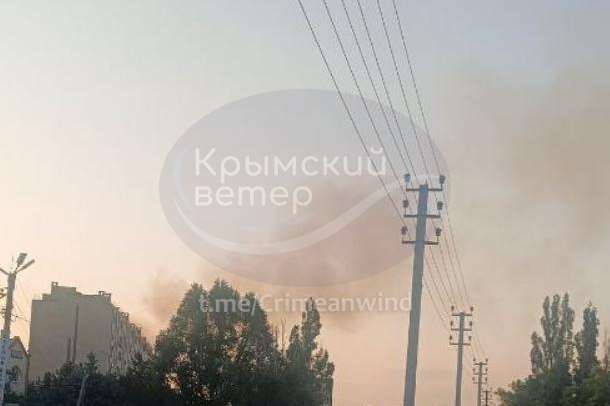 Дрони в Криму,військову частину ГРУ,Вибухи в Криму 21 серпня Дрони в Криму Вибухи в Криму 21 серпня