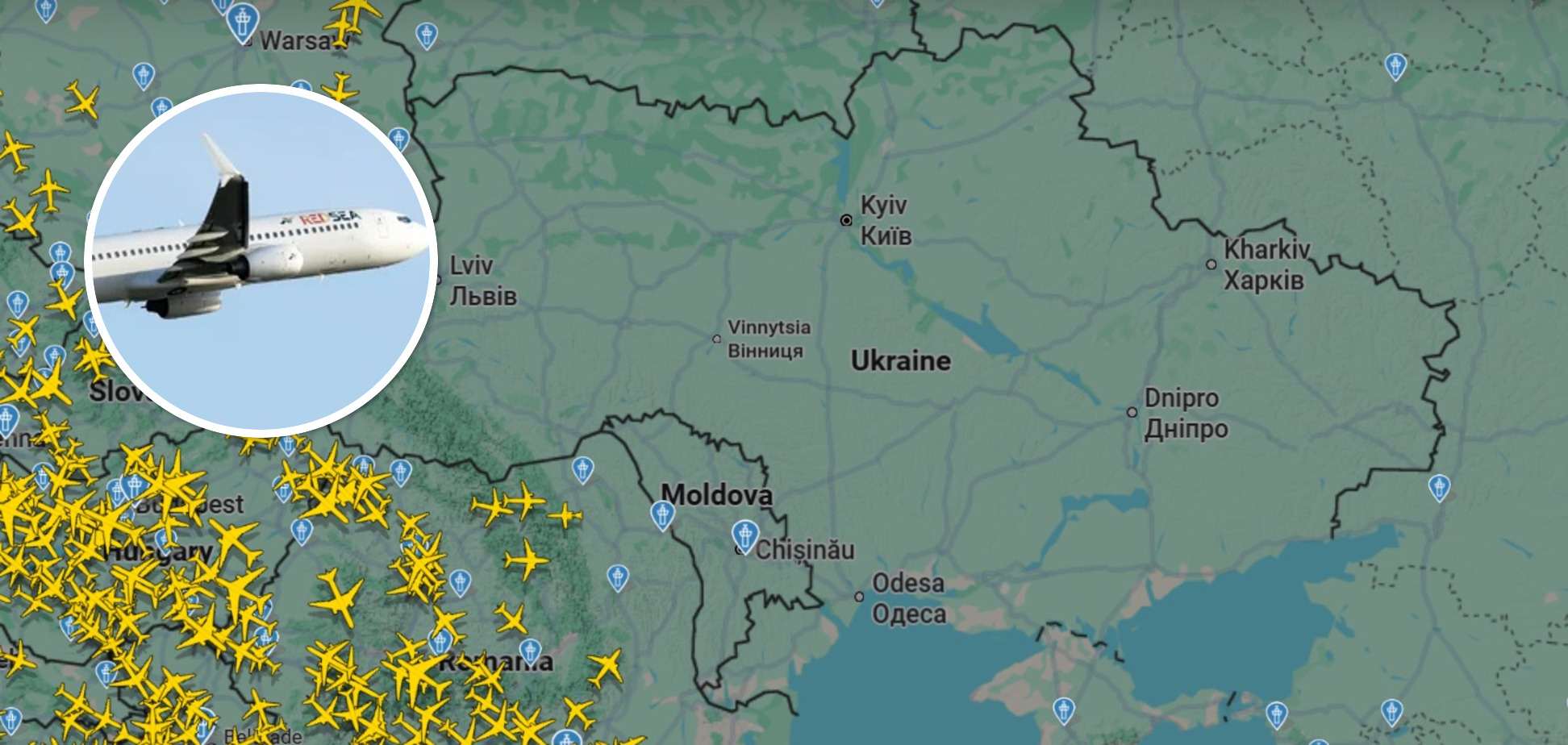 Радар засік над Україною загадковий літак, що летів до Москви ➤ Prozoro.net.ua