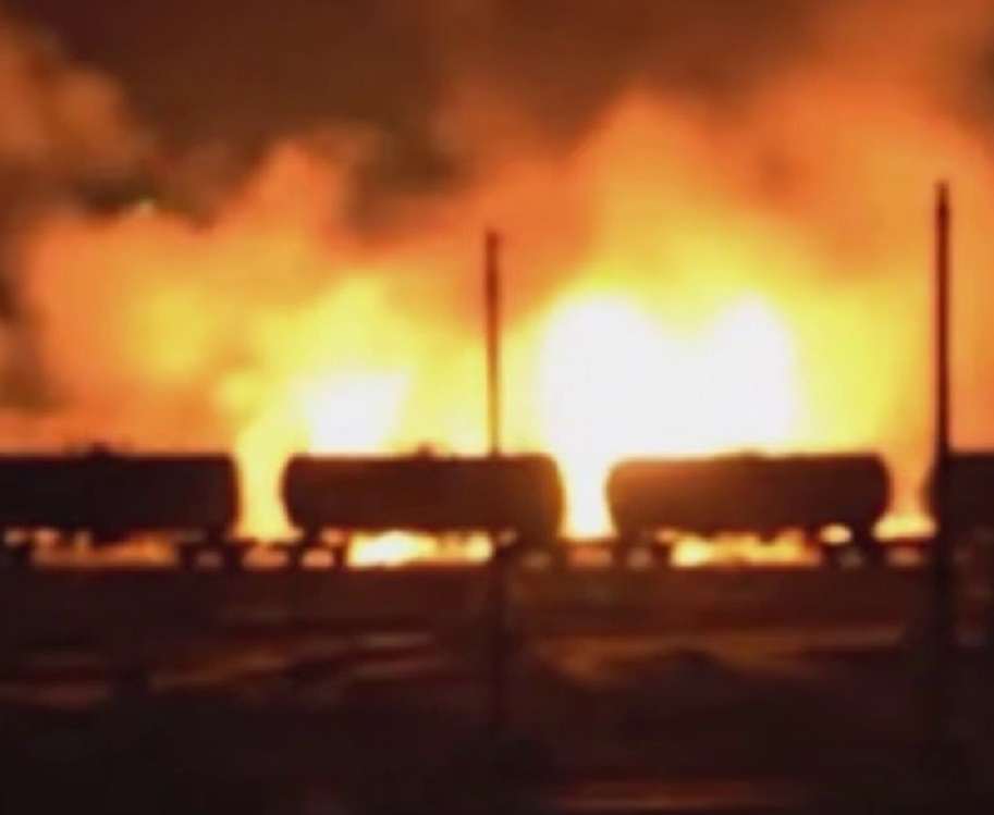 Залізничну станцію атакували дрони у Волгоградській області РФ: відео ➤ Prozoro.net.ua