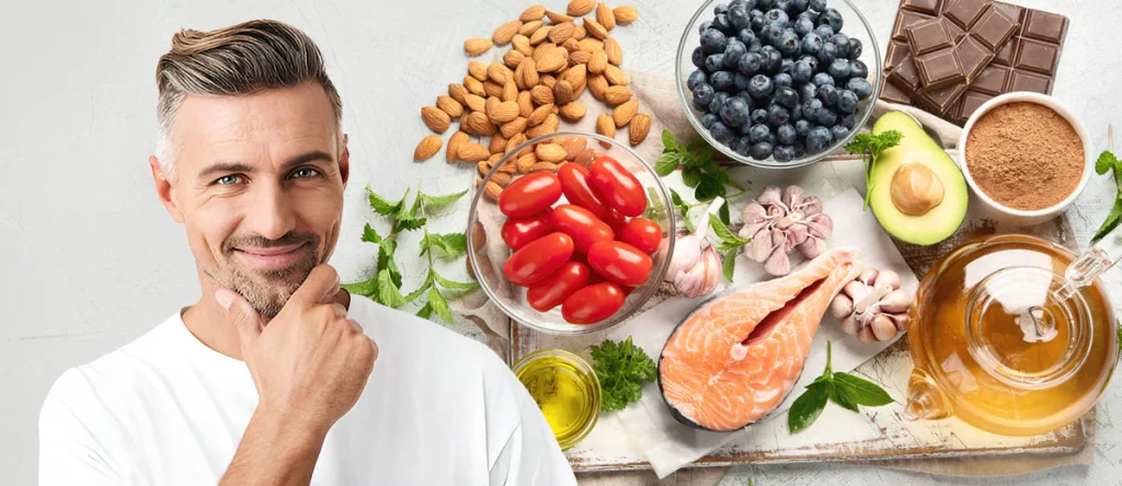 Продукти для збереження молодості,Які продукти уповільнюють старіння,Компоненти антивікової дієти,уповільнити старіння Продукти для збереження молодості Які продукти уповільнюють старіння