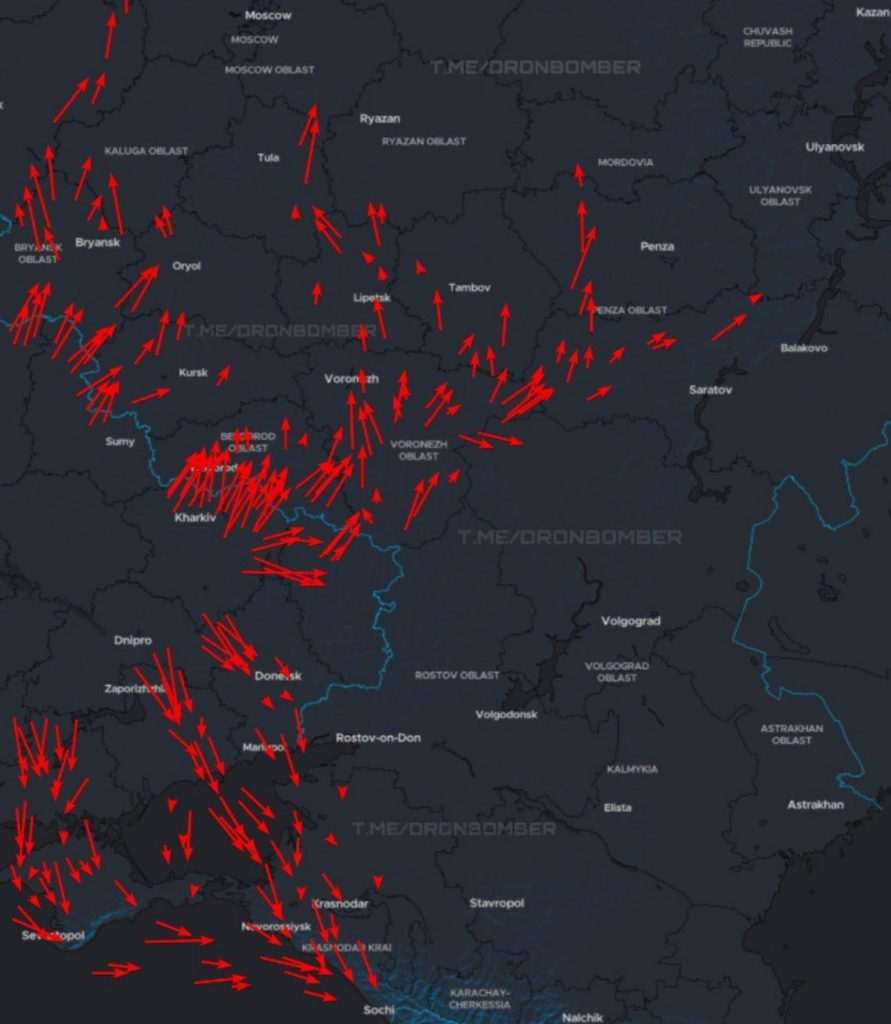 Дрони,атакували Воронеж,Вибухи у Воронежі,атака дронів в росії Дрони Вибухи у Воронежі
