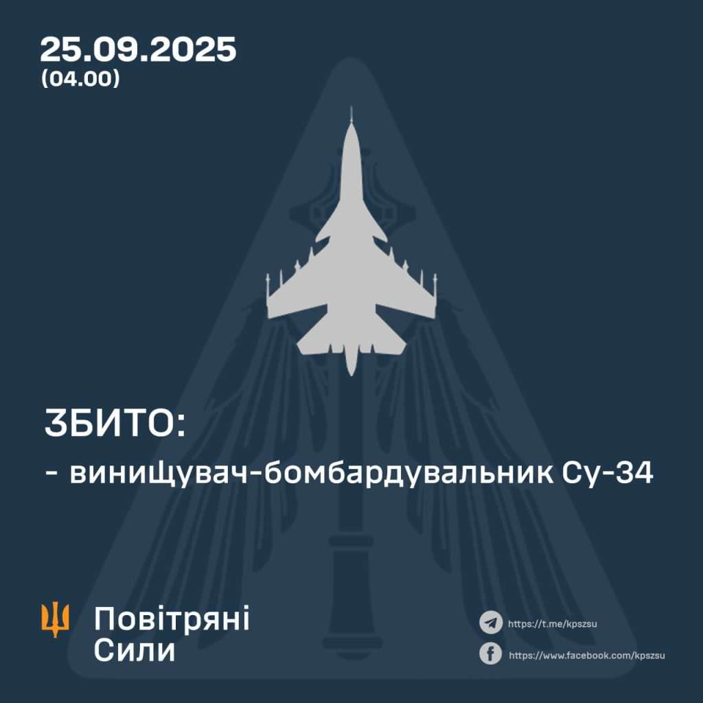 російський бомбардувальник Су-34