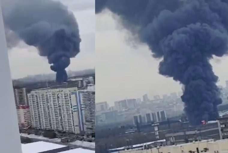 У Новосибірську в РФ горить завод, який обслуговує ВПК (відео і фото) ➤ Prozoro.net.ua