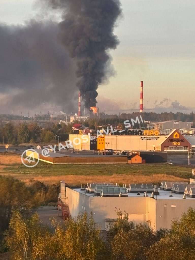 НПЗ в Росії,Пожежа на НПЗ у Ярославлі,Славнефть НПЗ в Росії,Пожежа на НПЗ у Ярославлі,Славнефть